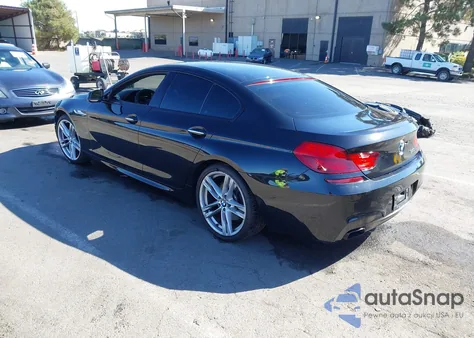 2015 BMW 650I Gran Coupe из США, поврежденный, VIN WBA6B2C57FD799149